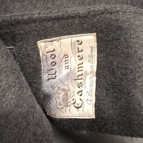 Vintage Adam Spencer pure wool & cashmere lined topcoat overcoat - XL - 44R - Picture 4 of 11